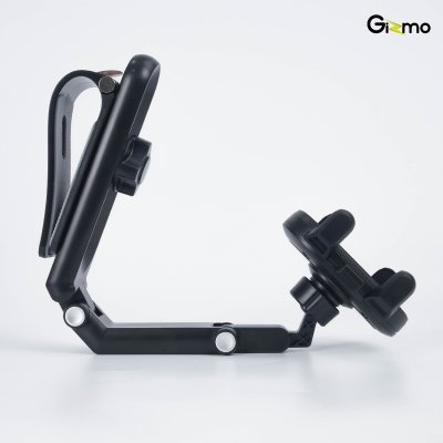 GIZMO GH-055 carholder ติดตั้งกับที่บังแดด sun visor cellphone holder สีดำ ประกันสินค้า 1 ปี