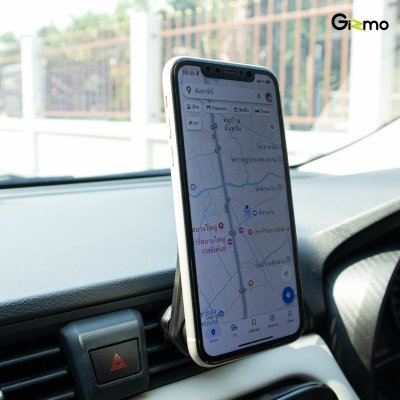 Gizmo GH-056 ที่วางโทรศัพท์ในรถ แม่เหล็ก แบบเสียบช่องแอร์ สีดำ ประกันสินค้า 1 ปี