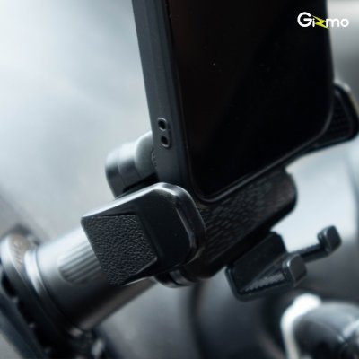 Gizmo GH-057 ที่วางโทรศัพท์ในรถ แบบเสียบช่องแอร์หนีบล็อค สีดำ ประกันสินค้า 1 ปี