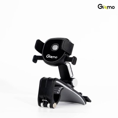 Gizmo GH-058 Bracket Auto Clamp หนีบบริเวณคอลโซลหน้ารถ Car holder ที่ยึดมือถือ สีดำ ประกันสินค้า 1 ปี