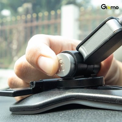 Gizmo GH-058 Bracket Auto Clamp หนีบบริเวณคอลโซลหน้ารถ Car holder ที่ยึดมือถือ สีดำ ประกันสินค้า 1 ปี