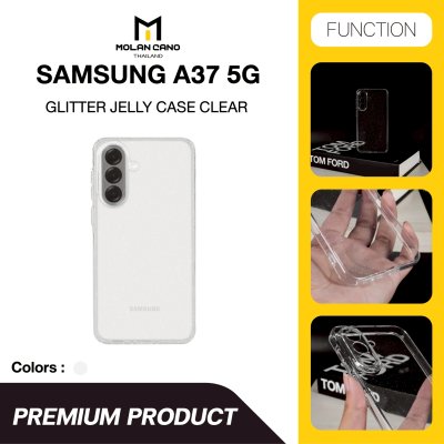 Molan Cano Glitter Jelly Case Clear เคสใสกลิตเตอร์ Samsung A37 5G