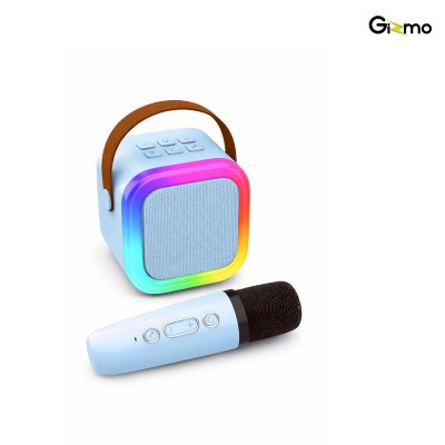 Gizmo Speaker Kits Colorful Karaoke ลำโพงบลูทูธพร้อมไมค์ไร้สาย รุ่น GLS-002
