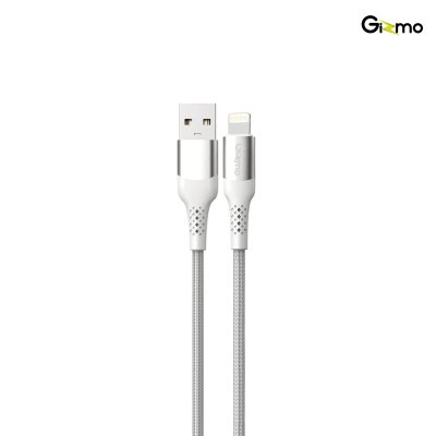 Gizmo สายชาร์จไอโฟน Lightning ผ้าถัก ความยาว 2 เมตร 3A รุ่น GU-045