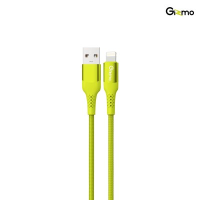 Gizmo สายชาร์จไอโฟน Lightning ผ้าถัก ความยาว 2 เมตร 3A รุ่น GU-045