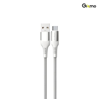 Gizmo สายชาร์จ Micro สำหรับโทรศัพท์แอนดรอยด์ ผ้าถัก ความยาว 2 เมตร ชาร์จเร็ว 5A รุ่น GU-047