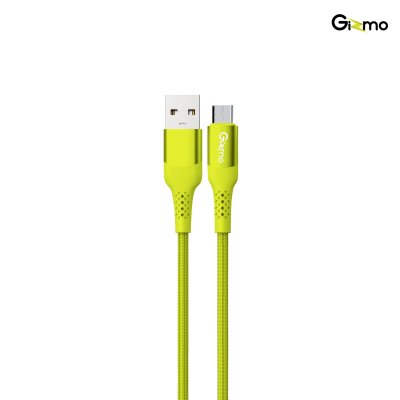 Gizmo สายชาร์จ Micro สำหรับโทรศัพท์แอนดรอยด์ ผ้าถัก ความยาว 2 เมตร ชาร์จเร็ว 5A รุ่น GU-047