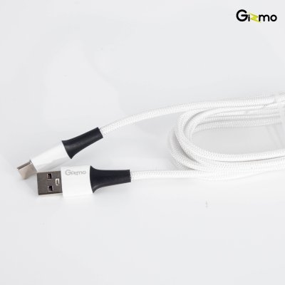 Gizmo สายชาร์จไทป์ซี Type-C ผ้าถัก ความยาว 2 เมตร 5A รุ่น GU-051