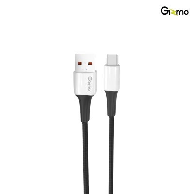 Gizmo สายชาร์จไทป์ซี Type-C ผ้าถัก ความยาว 2 เมตร 5A รุ่น GU-051