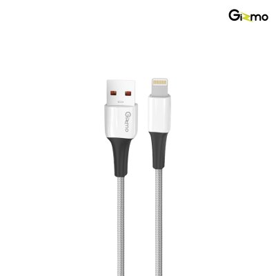 Gizmo สายชาร์จLightning  ผ้าถัก ความยาว 2 เมตร 3A รุ่น GU-052