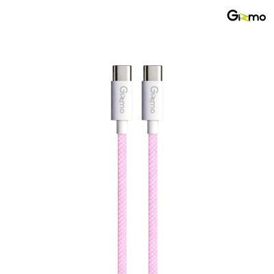 Gizmo สายชาร์จรุ่น GU-054 Type-c to Type-c หุ้มสายด้วยผ้าถักอย่างดี สายถัก ไม่หัก ไม่งอ
