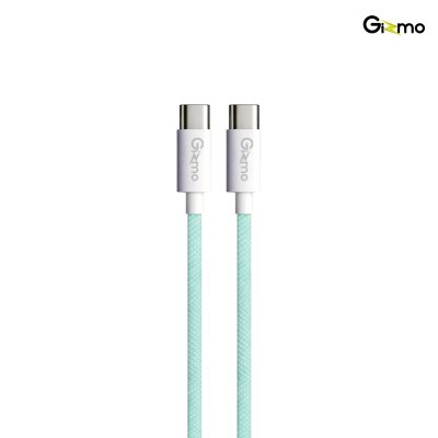 Gizmo สายชาร์จรุ่น GU-054 Type-c to Type-c หุ้มสายด้วยผ้าถักอย่างดี สายถัก ไม่หัก ไม่งอ