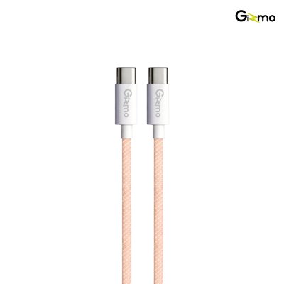 Gizmo สายชาร์จรุ่น GU-054 Type-c to Type-c หุ้มสายด้วยผ้าถักอย่างดี สายถัก ไม่หัก ไม่งอ