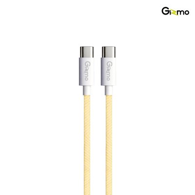 Gizmo สายชาร์จรุ่น GU-054 Type-c to Type-c หุ้มสายด้วยผ้าถักอย่างดี สายถัก ไม่หัก ไม่งอ