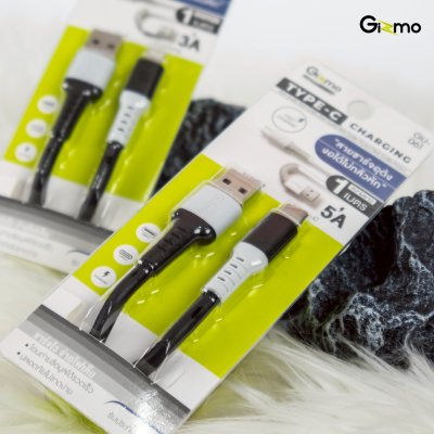 Gizmo สายชาร์จอุด้ง ไทป์ซี Type-C รุ่น GU-061