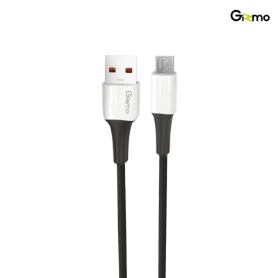 Gizmo สายชาร์จ Micro ผ้าถัก 2 เมตร 3A รุ่น GU-064