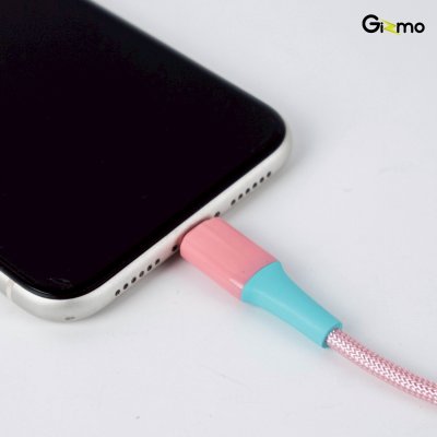 Gizmo สายชาร์จ Lightning ไลท์นิ่ง สายไอโฟน ผ้าถัก ความยาว 2 เมตร 3A รุ่น GU-065