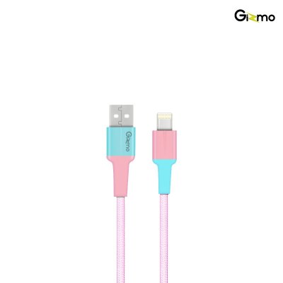 Gizmo สายชาร์จ Lightning ไลท์นิ่ง สายไอโฟน ผ้าถัก ความยาว 2 เมตร 3A รุ่น GU-065