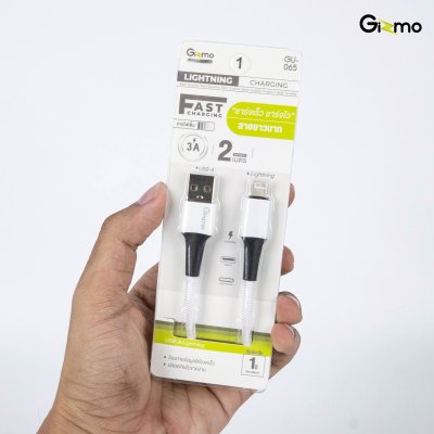 Gizmo สายชาร์จ TYPE-C ไทป์ซี สายชาร์จ ผ้าถัก ความยาว 2 เมตร 5A รุ่น GU-066