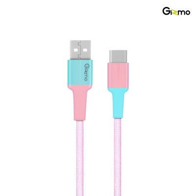 Gizmo สายชาร์จ Type-C ผ้าถัก ชาร์จเร็ว 5A ยาว 2 เมตร รุ่น GU-066