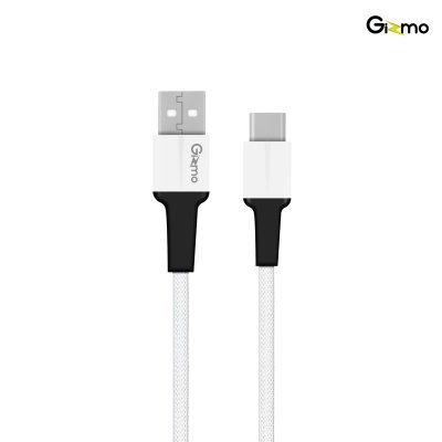 Gizmo สายชาร์จ Type-C ผ้าถัก ชาร์จเร็ว 5A ยาว 2 เมตร รุ่น GU-066
