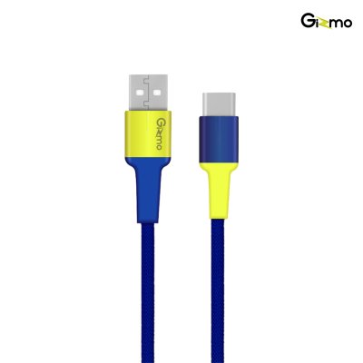 Gizmo สายชาร์จ Type-C ผ้าถัก ชาร์จเร็ว 5A ยาว 2 เมตร รุ่น GU-066