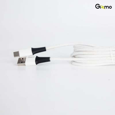 Gizmo สายชาร์จ Type-C ผ้าถัก ชาร์จเร็ว 5A ยาว 2 เมตร รุ่น GU-066
