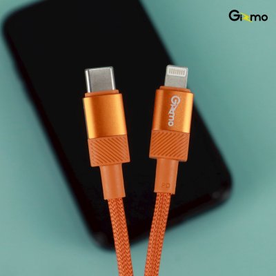 Gizmo สายชาร์จ Type-C to Lightning รุ่น GU-068 (PD 30W Fast Charge ไนลอนถัก)