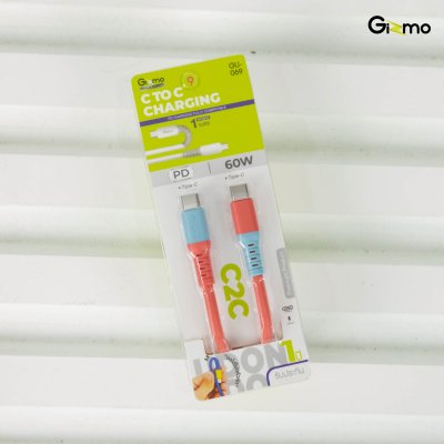 Gizmo สายชาร์จอุด้ง C to C Charging 60W รุ่น GU-069