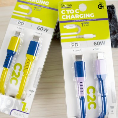 Gizmo สายชาร์จอุด้ง C to C Charging 60W รุ่น GU-069