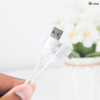 Gizmo(GU-073) สายชาร์จ USB-A to Type-C L-Shape