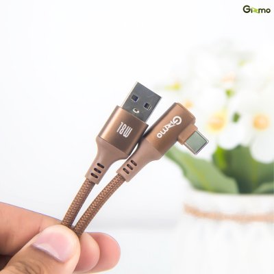 Gizmo(GU-073) สายชาร์จ USB-A to Type-C L-Shape