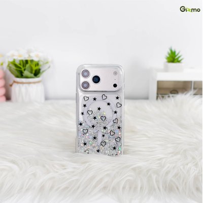 Gizmo Glitter MagSafe Case iPhone 17/18 Series เคสกันกระแทกดีไซน์ใสกลิตเตอร์ รองรับ MagSafe