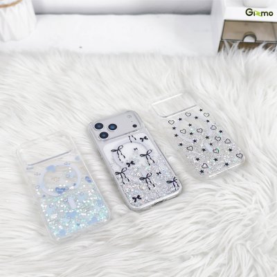 Gizmo Glitter MagSafe Case iPhone 17/18 Series เคสกันกระแทกดีไซน์ใสกลิตเตอร์ รองรับ MagSafe