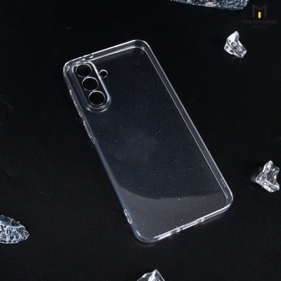MOLAN CANO Gliter Jelly Case Clear รุ่น Samsung Galaxy A56 เคสใส แบบนิ่ม กลิตเตอร์ กากเพชร