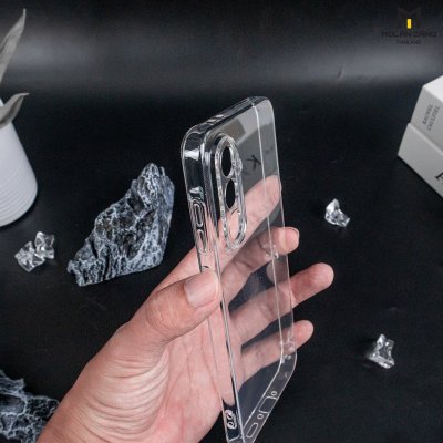 MOLAN CANO Gliter Jelly Case Clear รุ่น Samsung Galaxy A56 เคสใส แบบนิ่ม กลิตเตอร์ กากเพชร
