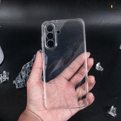 MOLAN CANO Gliter Jelly Case Clear รุ่น Samsung Galaxy A56 เคสใส แบบนิ่ม กลิตเตอร์ กากเพชร