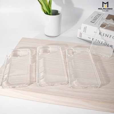 MOLAN CANO Gliter Jelly Case Clear รุ่น iPhone 16/16+/16pro/16Pro max เคสใส แบบนิ่ม กลิตเตอร์ กากเพชร