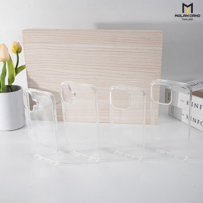 MOLAN CANO Gliter Jelly Case Clear รุ่น iPhone 16/16+/16pro/16Pro max เคสใส แบบนิ่ม กลิตเตอร์ กากเพชร