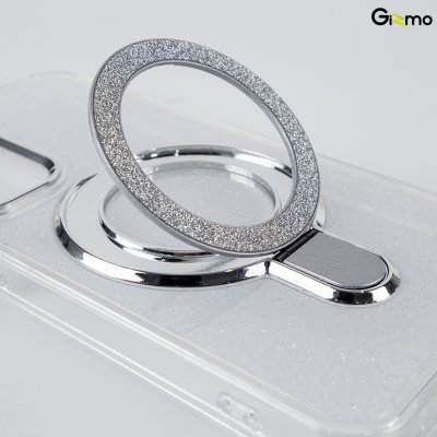 Gizmo Glitter magsafe stand Samsung S24FE เคสแบบกลิตเตอร์ กันกระแทก มีขาตั้ง เคสชาร์จได้