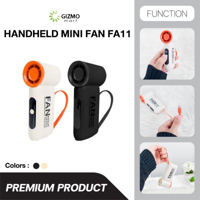 High-speed(FA11) Handheld Mini Fan พัดลมพกพาพลังเทอร์โบพร้อมฟังก์ชันจ่ายพลังงานฉุกเฉิน