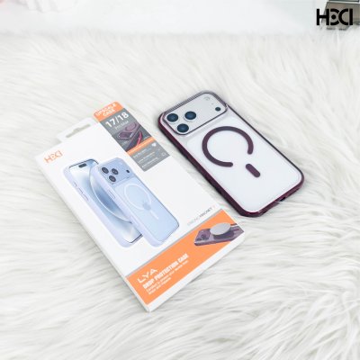 HDD (HBC-421) Iya series iPhone 17/18 Series เคสกันกระแทกใส MagSafe