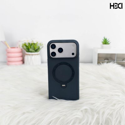 HDD (HBC-477) Tasman Series iPhone 17/18 Series เคสซิลิโคน MagSafe พร้อมขาตั้งหมุน 360°