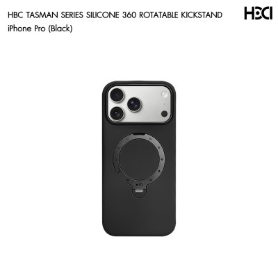 HDD (HBC-477) Tasman Series iPhone 17/18 Series เคสซิลิโคน MagSafe พร้อมขาตั้งหมุน 360°