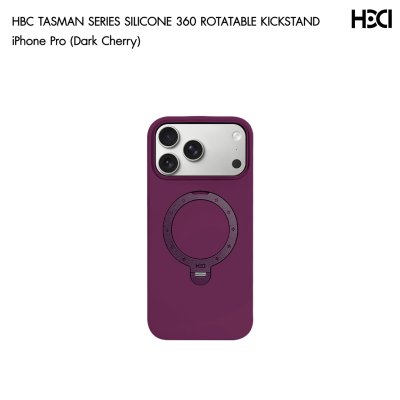 HDD (HBC-477) Tasman Series iPhone 17/18 Series เคสซิลิโคน MagSafe พร้อมขาตั้งหมุน 360°