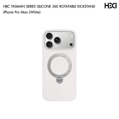 HDD (HBC-477) Tasman Series iPhone 17/18 Series เคสซิลิโคน MagSafe พร้อมขาตั้งหมุน 360°