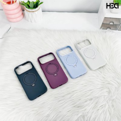 HDD (HBC-477) Tasman Series iPhone 17/18 Series เคสซิลิโคน MagSafe พร้อมขาตั้งหมุน 360°