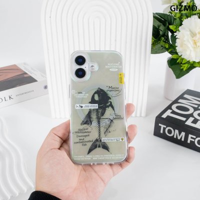 Gizmo WWPC Hologram Case with MagSafe Fishbone เคสโฮโลแกรมลายก้างปลา รองรับ MagSafe iPhone 17