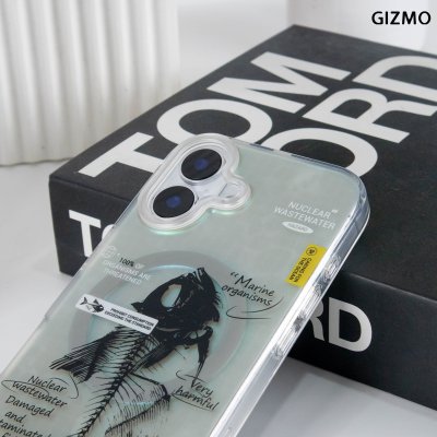 Gizmo WWPC Hologram Case with MagSafe Fishbone เคสโฮโลแกรมลายก้างปลา รองรับ MagSafe iPhone 17