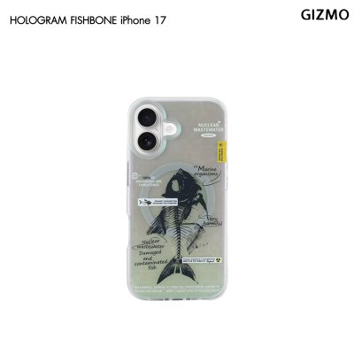 Gizmo WWPC Hologram Case with MagSafe Fishbone เคสโฮโลแกรมลายก้างปลา รองรับ MagSafe iPhone 17